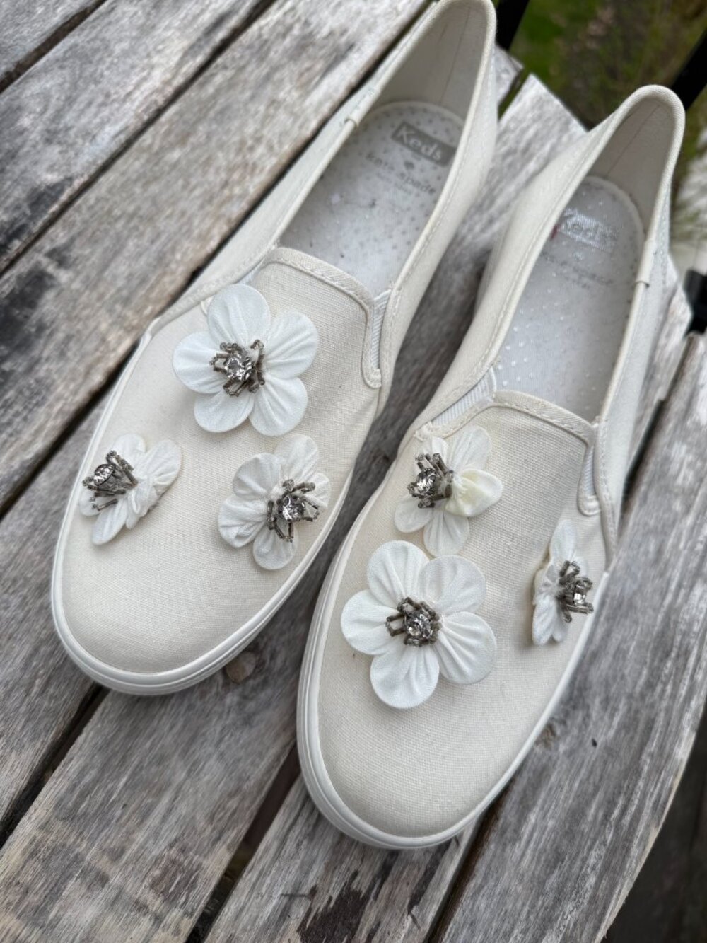 Ked's Kate Spade Flower Sneakers Sz 10